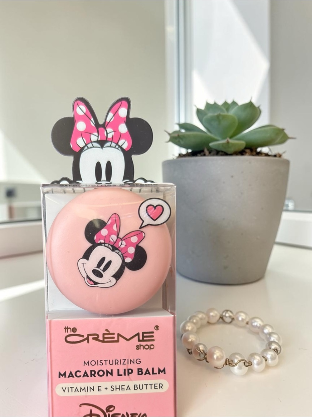 Disney Minnie Mouse Macaron Lip Balm – Vitamin E + Shea Butter – The Crème Shop